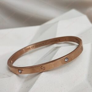 بنگل کارتیر زنانه رزگلد