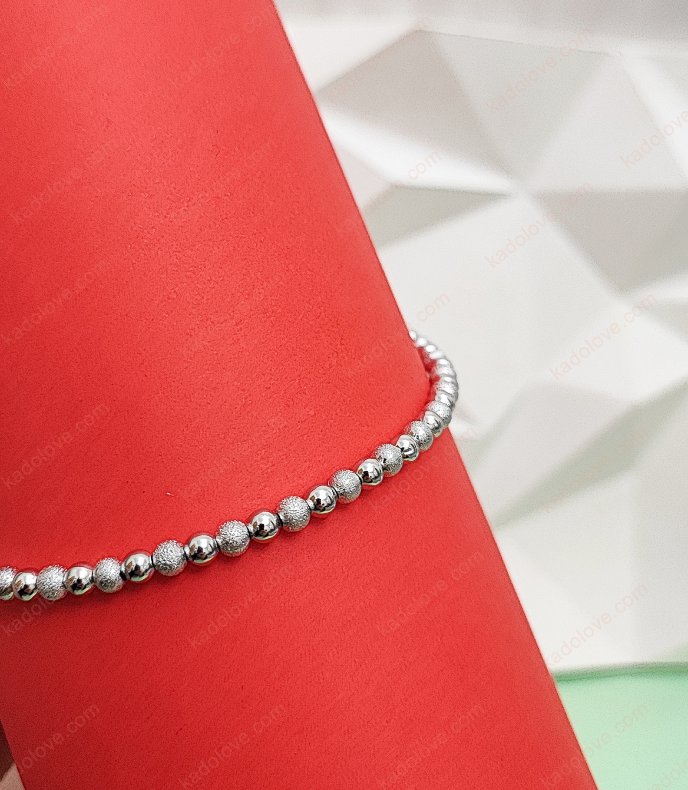 توپی درشت نقره ای پابند جدید دخترانه توپی