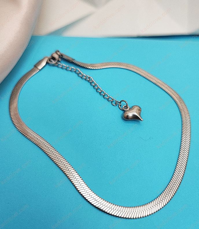 هرینگبون نقره ای 1 پابند استیل دخترانه ماری