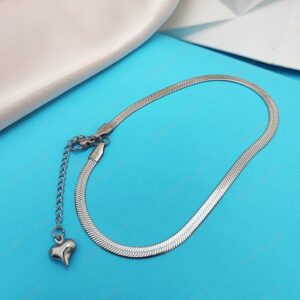 پابند استیل نقره ای