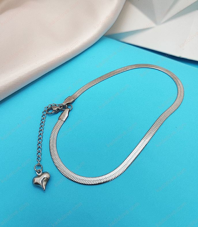 هرینگبون نقره ای پابند استیل نقره ای