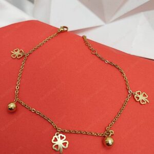 پابند استیل دخترانه شبدر