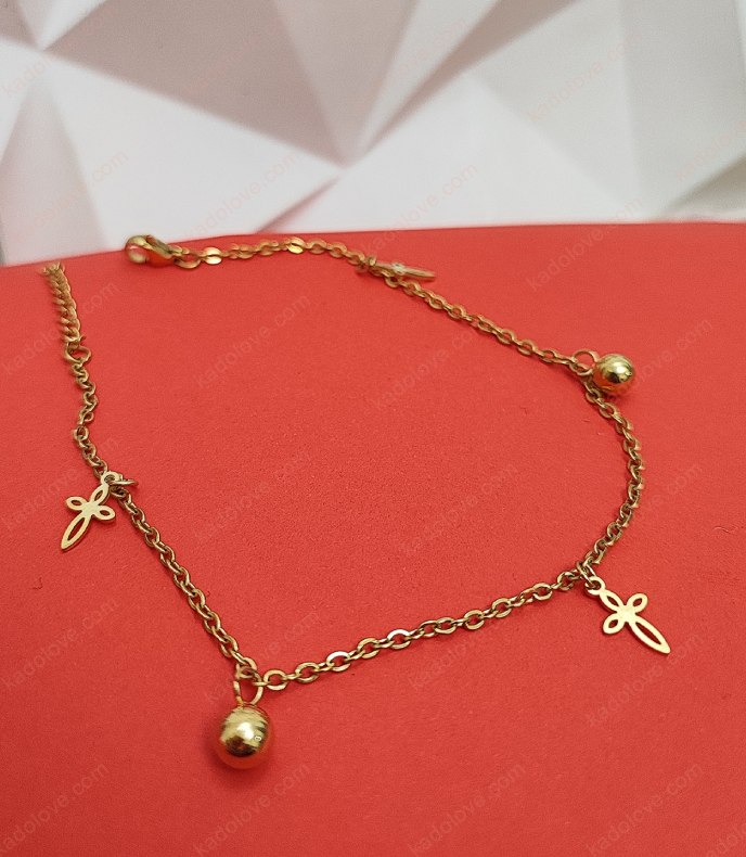 پابند صلیب پابند استیل دخترانه