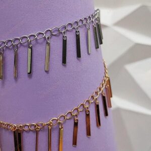 پابند آینه ای مستطیلی استیل